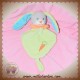 SUPER U SOS DOUDOU LAPIN GRIS CORPS PLAT VERT CAROTTE