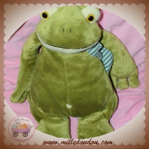 LASCAR SOS DOUDOU GRENOUILLE VERTE ECHARPE 44 cm