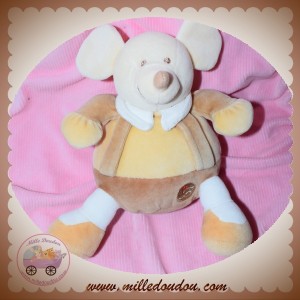 BESTEVER SOS DOUDOU SOURIS ECRU BOULE BEIGE HOCHET