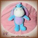 DISNEY SOS DOUDOU BOURRIQUET BLEU VIOLET PASTEL TOUT MOU