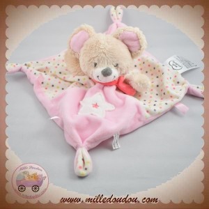 MOTS D'ENFANTS SOS DOUDOU OURS KOALA PLAT VIOLET ROSE ETOILES