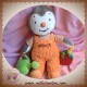 NICOTOY SOS DOUDOU T'CHOUPI SALOPETTE ORANGE JARDINIER EVEIL