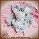 SIMBA NICOTOY SOS DOUDOU LAPIN ANGE GRIS CARRE PLAT ETOILE MAINS