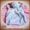 NICOTOY SOS DOUDOU MOUTON PLAT BLANC BLEU ECHARPE