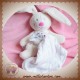 SUCRE D'ORGE SOS DOUDOU LAPIN BLANC PLAT ETOILE MOUCHOIR CAJOU