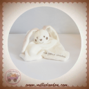 KIMBALOO SOS DOUDOU LAPIN PLAT GRIS TAUPE 1er DOUDOU