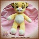 DISNEY SOS DOUDOU LION SIMBA JAUNE ECRU 