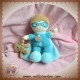 DOUDOU ET COMPAGNIE POUPEE GARCON CAPE BLEU MASQUE OURS