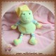 GIPSY SOS DOUDOU GRENOUILLE VERTE JAUNE RAYE MUSICAL