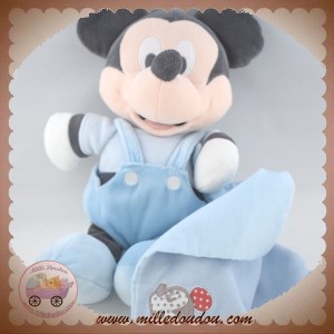 DISNEY NICOTOY SOS DOUDOU MICKEY PASTEL BLEU MOUCHOIR