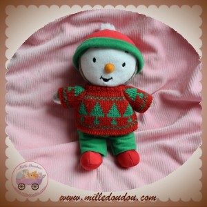 JEMINI SOS DOUDOU T'CHOUPI NOUNOURS VERT ROUGE NOEL SAPIN