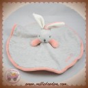 KALOO SOS DOUDOU LAPIN LAPINOU PLAT GRIS ROND ROSE ZEN