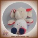 SUCRE D'ORGE SOS DOUDOU ELEPHANT GRIS VENTRE BLANC ETOILE ROUGE