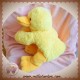 SOS DOUDOU CANARD JAUNE ORANGE ALLONGE TOUT MOU