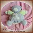 KALOO SOS DOUDOU OURS GRIS RAYE BOULE GRIS ZEN VERT