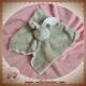 BAMBINO SOS DOUDOU LAPIN GRIS PLAT DOS BLANC