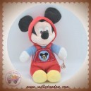 DISNEY NICOTOY SOS DOUDOU MICKEY SOURIS NOIR HABIT ROUGE CAPUCHE 20 CM