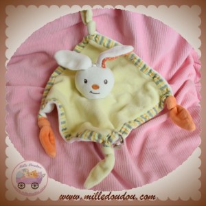 BEBE 9 SOS DOUDOU LAPIN BLANC PLAT VERT NOEUD CHUX