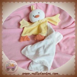 Doudou plat poupée fille rose BERLINGOT