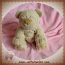 ORCHESTRA SOS DOUDOU OURS POLAIRE BEIGE MARRON BILLES