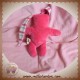 TAPE A L'OEIL SOS DOUDOU LAPIN ROSE RAYE BLEU ROSE TISSU