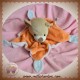 CP INTERNATIONAL SOS DOUDOU OURS PLAT ORANGE DOS ROSE HOCHET