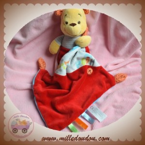 DISNEY NICOTOY SOS DOUDOU WINNIE L'OURSON MOUCHOIR ROUGE POOH OISEAU