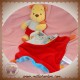 DISNEY NICOTOY SOS DOUDOU WINNIE L'OURSON MOUCHOIR ROUGE POOH OISEAU