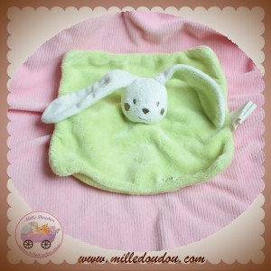 KIMBALOO SOS DOUDOU LAPIN PLAT VERT 1er DOUDOU