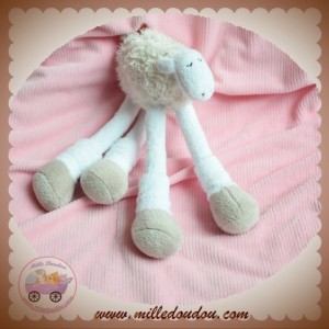 BERGERE DE FRANCE DOUDOU SOS MOUTON BLANC PIEDS TAUPE BERGERE DE FRANCE DOUDOU SOS MOUTON BLANC PIEDS TAUPE
