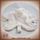 NOUKIE'S SOS DOUDOU OURS BEN PLAT BLANC ETOILE ETIQUETTES