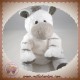 SOFT FRIENDS LGRI SOS DOUDOU ZEBRE BLANC GRIS