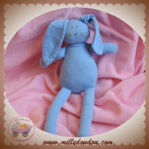 PETIT BATEAU SOS DOUDOU LAPIN BLEU TISSU