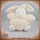 KALOO SOS DOUDOU LAPIN BLANC PLUME PERLE