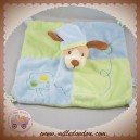 GIPSY SOS DOUDOU CHIEN BEIGE PLAT BLEU VERT NOEUD POMMIER