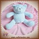 OKAIDI OBAIBI SOS DOUDOU OURS BLEU CLAIR PELUCHE