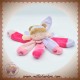 DOUDOU ET COMPAGNIE SOS DOUDOU FILLE FEE DEMOISELLES PLATE PETALES ROSE VIOLET DC2390