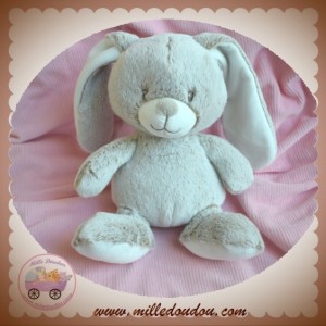 TEX SOS DOUDOU LAPIN CHINE BLANC MARRON ASSIS