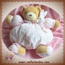 KALOO SOS DOUDOU OURS VELOURS ROSE FLEUR LAPIN LILIROSE LILIBLUE