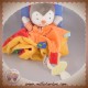 NICOTOY SOS DOUDOU OURS T'CHOUPI PLAT ROUGE ORANGE ETIQUETTES