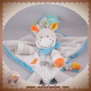 TEX SOS DOUDOU GIRAFE PLAT GRIS BANDANA BLEU JUNGLE ELEPHANT