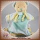 DOUDOU ET COMPAGNIE SOS OURS MENTHE MARIONNETTE BLEU VERT JAUNE DC2570 CUEILLETTE