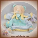 DOUDOU ET COMPAGNIE SOS OURS MENTHE MARIONNETTE BLEU VERT JAUNE DC2570 CUEILLETTE