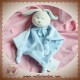 FLASHY BABY SOS DOUDOU LAPIN BLANC PLAT BLEU NOEUD