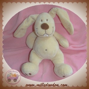 ORCHESTRA SOS DOUDOU LAPIN ECRU TRUFF MARRON DENT 30 cm