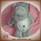 CP INTERNATIONAL SOS DOUDOU HIPPOPOTAME BLANC CHINE GRIS NOIR