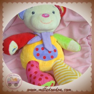 BABYSUN SOS DOUDOU OURS CREME CORPS ORANGE JAUNE VERT ROUGE MP3