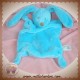 NICOTOY SIMBA SOS DOUDOU LAPIN PLAT BLEU TURQUOISE