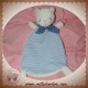 H&M H ET M SOS DOUDOU OURS PLAT ECRU RAYE BLEU