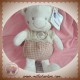 MOTS D'ENFANTS SOS DOUDOU VACHE GIRAFE BEIGE MARRON REMBOURRE OISEAU